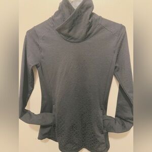 Calia carrie Underwood black leopard turtleneck size xs